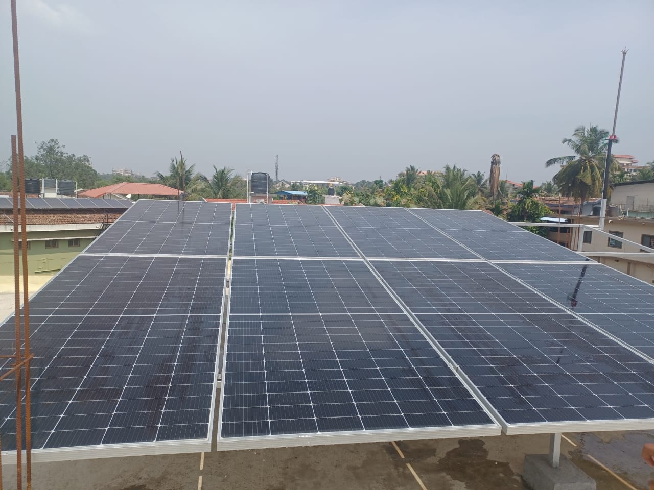 4kW Solar Installation at Color Park, Manipal