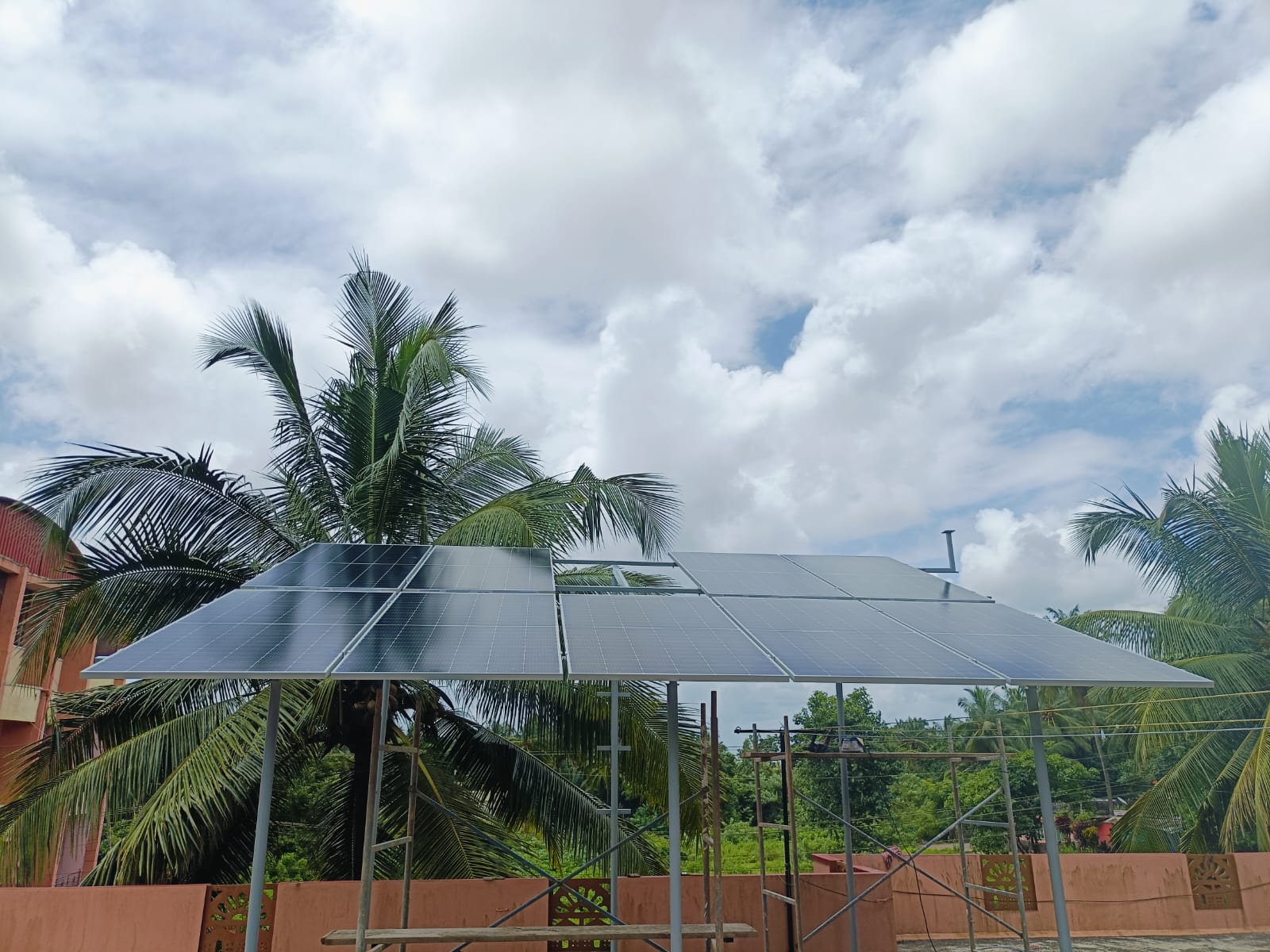 5kW Solar Plant at Shivapadi, Manipal